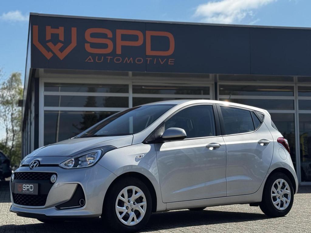 Hyundai i10 1.0i Comfort|Carplay|Camera|Cruise|Airco|El.rame, Auto's, Hyundai, Stof, Gebruikt, 4 stoelen, Origineel Nederlands