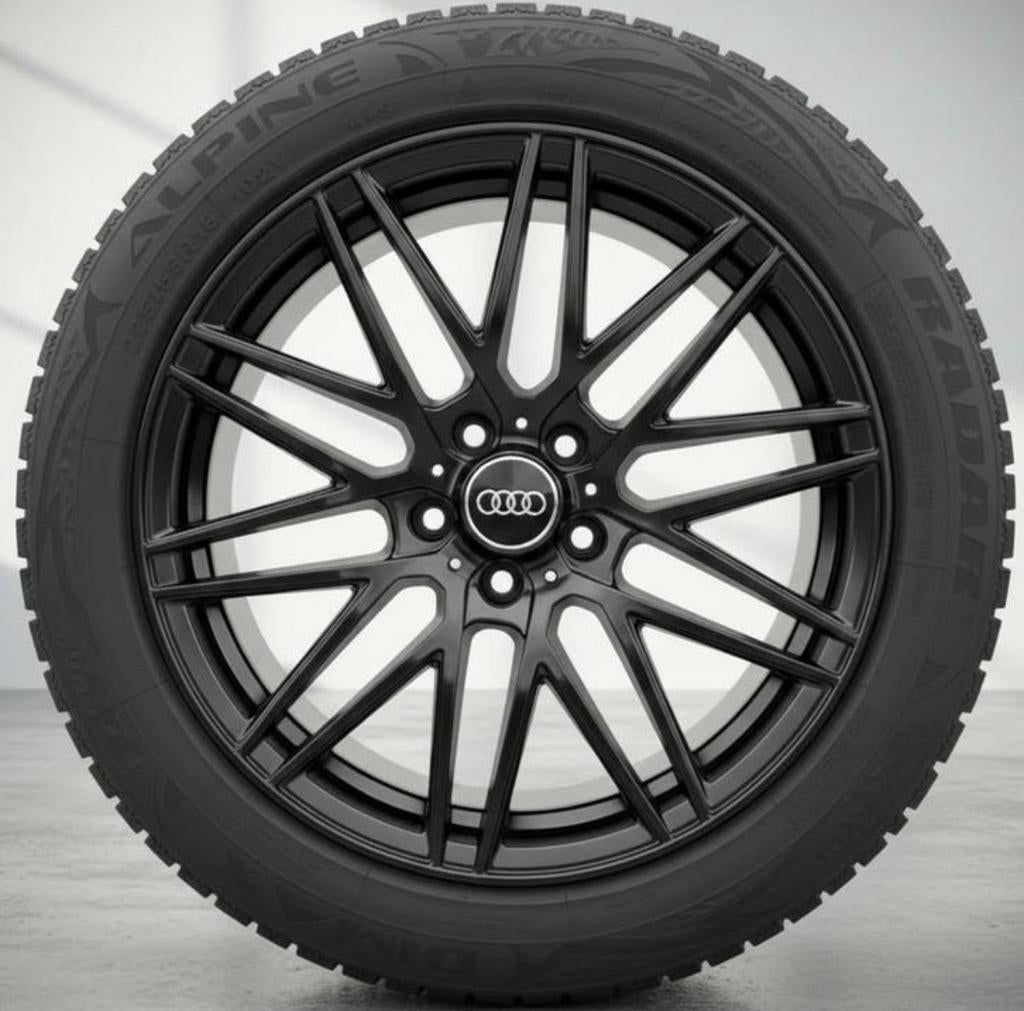 ✅ 18” Vossen Style Audi Velgen + Zeer goede banden 225/55, 18 inch, Gebruikt, Banden en Velgen, Personenwagen