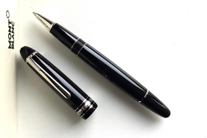 Montblanc Meisterstück Legrand 162 Platinum Rollerball, Verzamelen, Pennenverzamelingen, Zo goed als nieuw, Fineliner, Mont Blanc