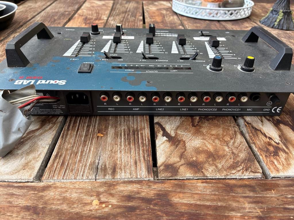 Sound Lab DSM 5 DJ Mixer - Gebruikt, Muziek en Instrumenten, Dj-sets en Draaitafels, Gebruikt, Dj-set, Overige merken, Ophalen of Verzenden