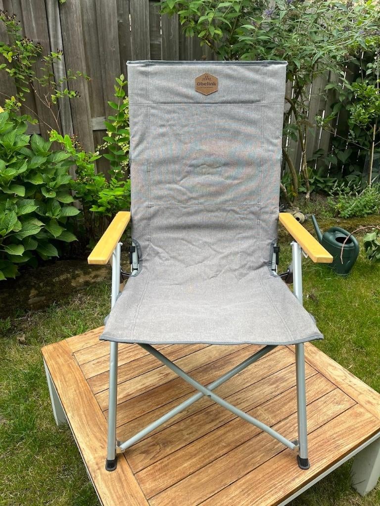 Obelink Outdoor verstelbare vouwstoel, Ophalen, Zo goed als nieuw, Campingstoel