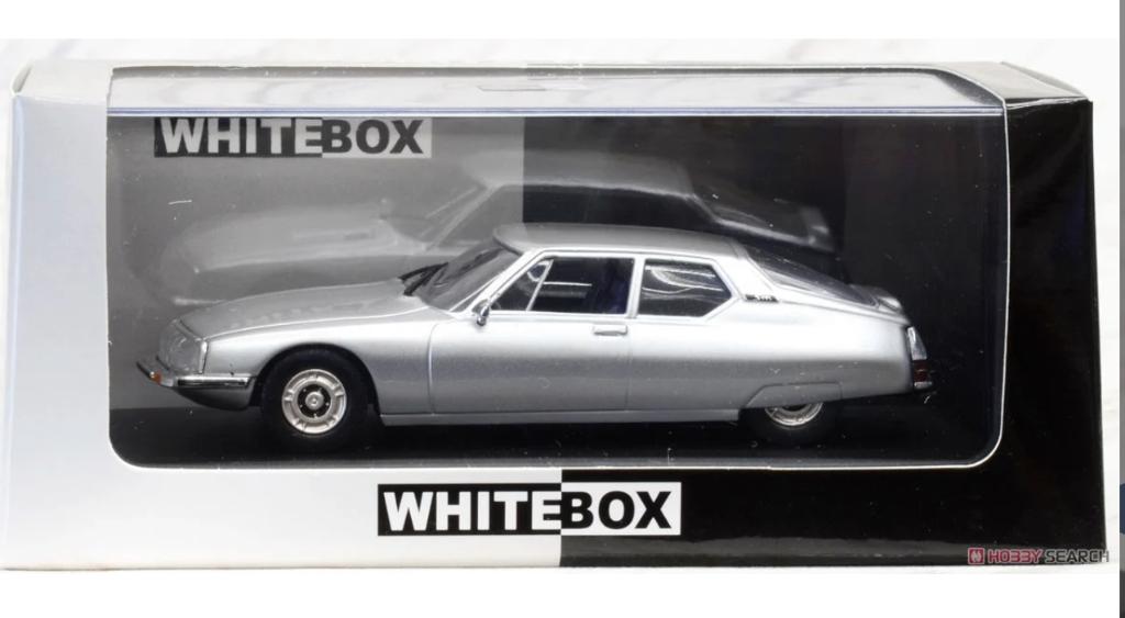 Citroen SM 1970 ZILVER schaal 1:43 Whitebox ref. WB297, Verzenden, Nieuw, Auto, Overige merken