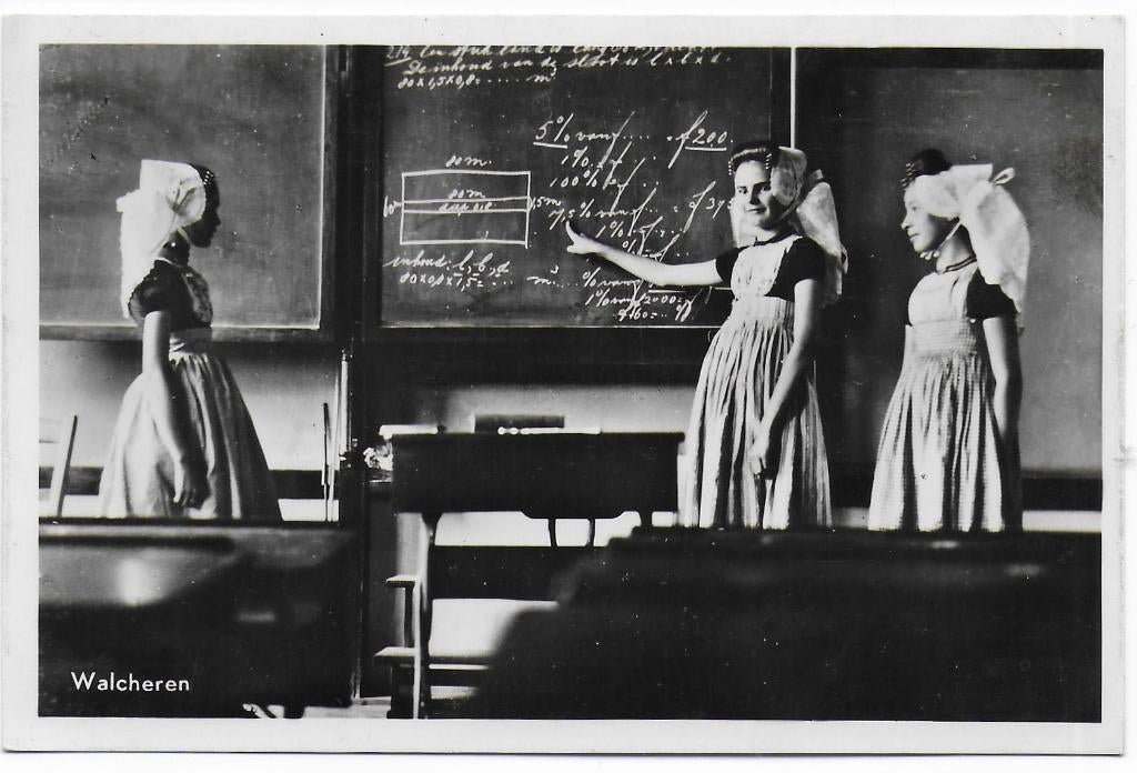 Walcheren Ongelopen Ansichtkaart (B6615), Ophalen of Verzenden, 1940 tot 1960, Ongelopen, Zeeland