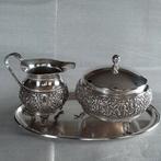 Roomstel Douwe Egberts zwaar verzilverd gemerkt, Antiek en Kunst, Ophalen