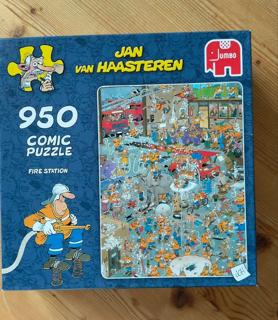 Jan van Haasteren - Fire Station 950, Hobby en Vrije tijd, Denksport en Puzzels, Ophalen, 500 t/m 1500 stukjes, Zo goed als nieuw