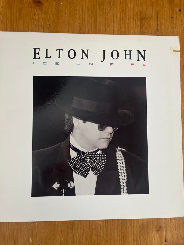 Elton John - Ice On Fire LP (1985), Ophalen of Verzenden, 1980 - 1989