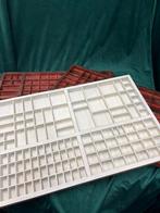 Vintage Letterbak / Zettersbak - Wit en Roodbruin, Ophalen