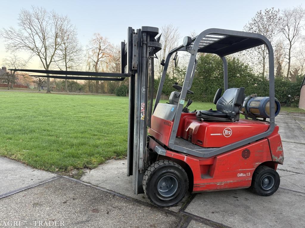 BT / Toyota 1.5 tonner lpg heftruck triplex Sideshift 4300 u, Zakelijke goederen, Machines en Bouw | Heftrucks en Intern transport