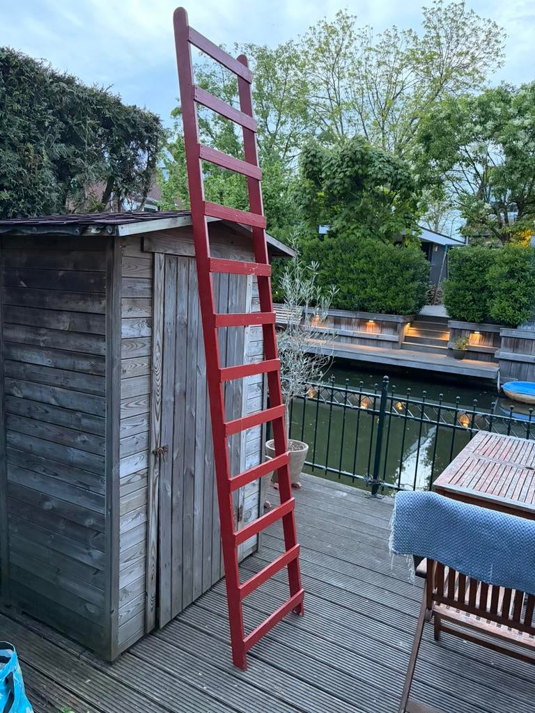 Houten ladder, 292 x 52.5 x 8.5 cm, Ophalen, Gebruikt, Ladder, 2 tot 4 meter