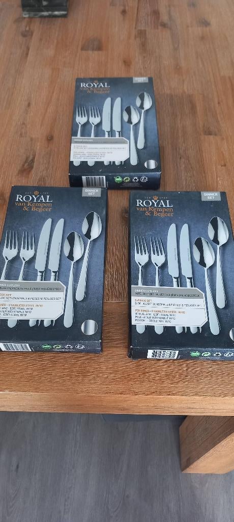Nieuw bestek van Royal van Kempen en Begeer., Ophalen, Nieuw, Vaatwasserbestendig, Zilver