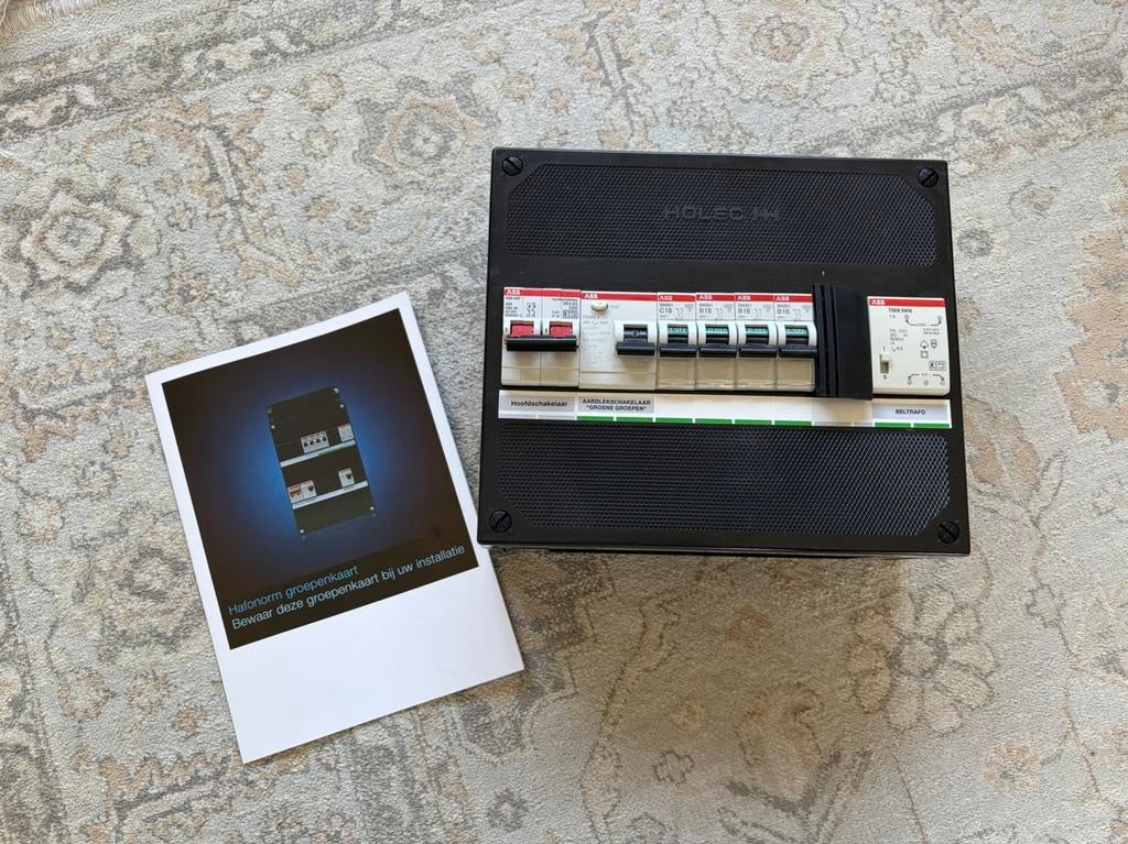 Hafonorm ABB Meterkast in Holec Kast - Aardlek, Doe-het-zelf en Verbouw, Elektra en Kabels, Ophalen of Verzenden, Gebruikt, Overige typen