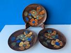 Keramieken bordjes Henk Potters/met vogel, Antiek en Kunst, Antiek | Keramiek en Aardewerk, Ophalen of Verzenden