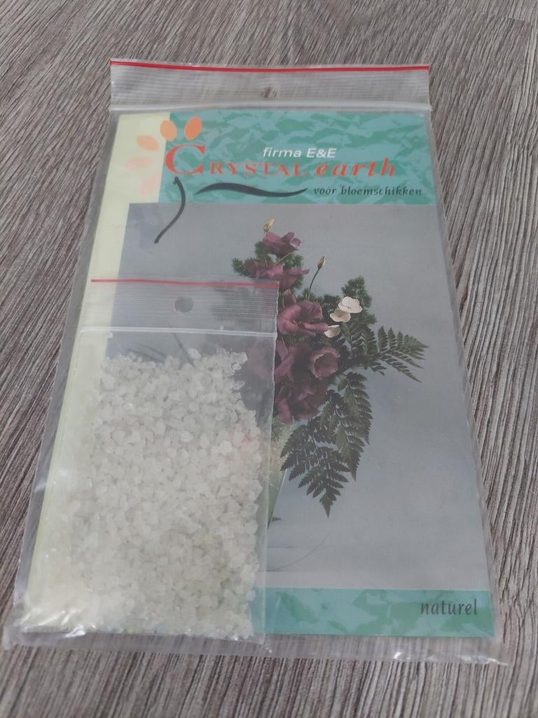 vintage pakje BLOEM CHRYSTALLEN, Verzenden, Huis en Inrichting