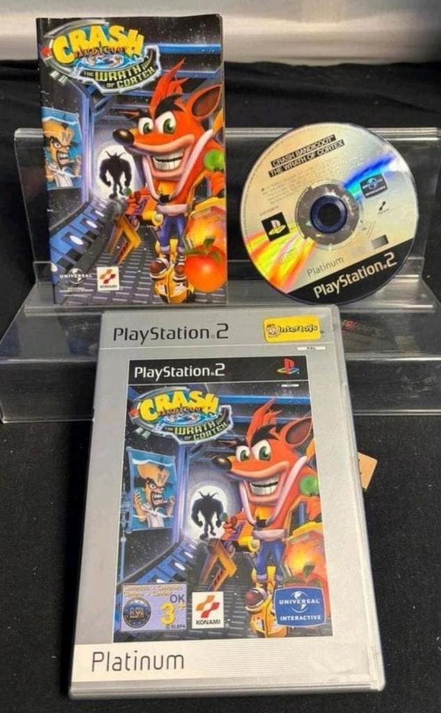 Crash Bandicoot: The Wrath of Cortex PS2 Platinum, Spelcomputers en Games, Games | Sony PlayStation 2, Gebruikt, 1 speler, Ophalen of Verzenden