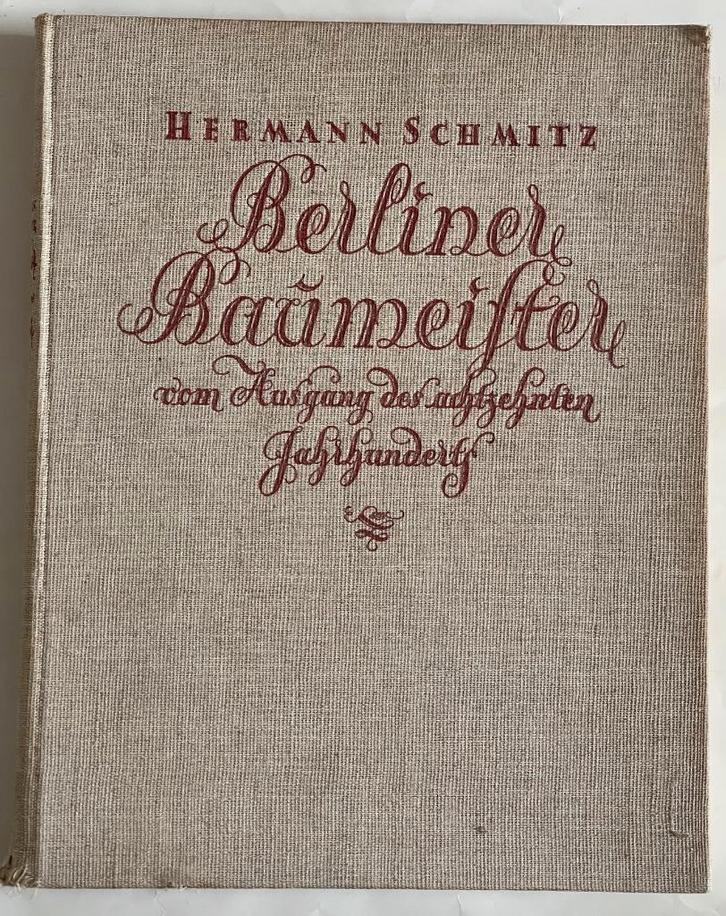 Berliner Baumeister, vom Ausgang des achtzehnten Jahrhundert, Boeken, Kunst en Cultuur | Architectuur, Gelezen, Architectuur algemeen