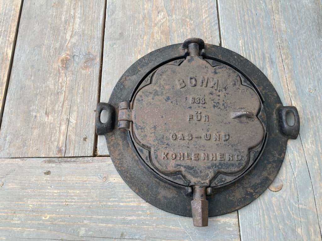 Wafelijzer 1900/1950., Antiek en Kunst, Ophalen of Verzenden