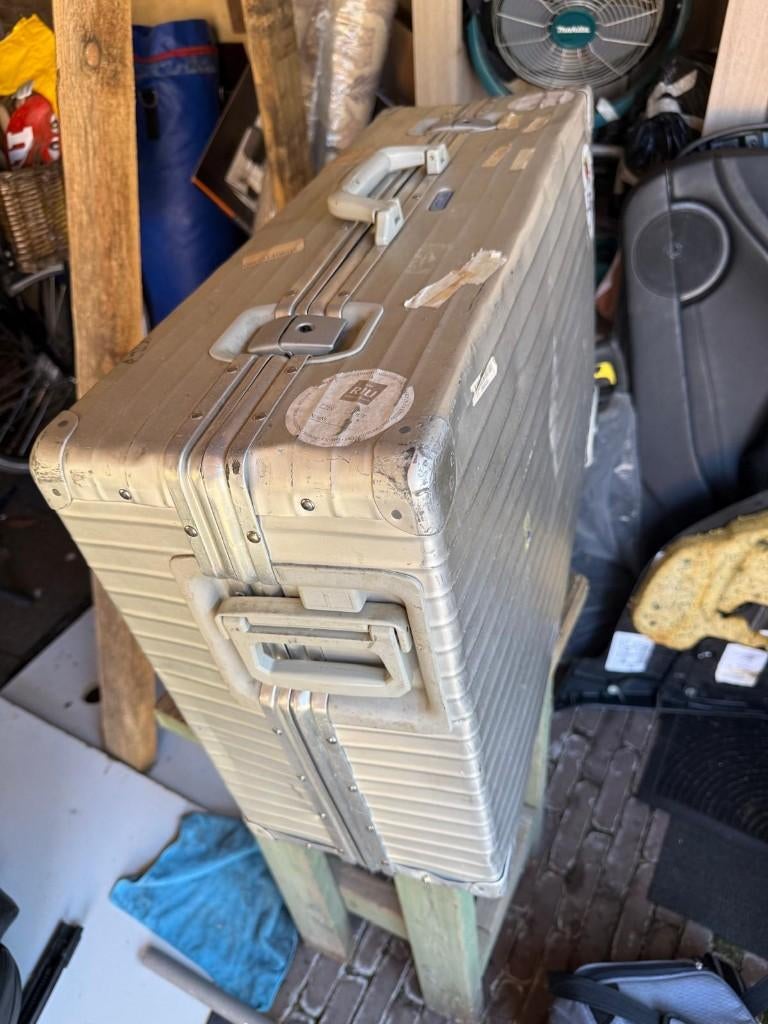 RIMOWA vintage koffer, Ophalen of Verzenden, Gebruikt, Leer, Minder dan 50 cm