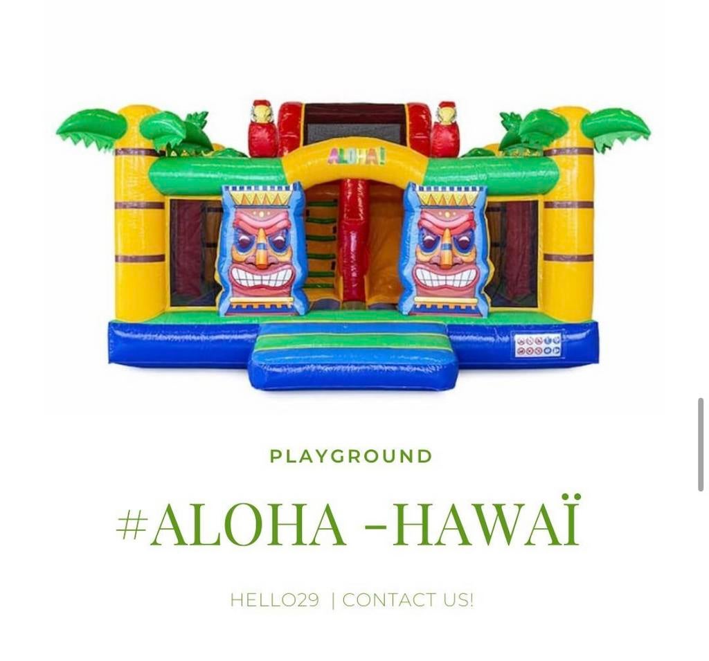 SPRINGKUSSEN PLAYGROUND ALOHA TE HUUR/VERHUUR/HUREN!, Ophalen, Zo goed als nieuw, Overige