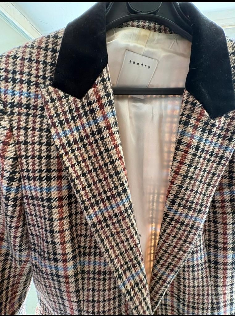 Sandro Blazer maat 34/36  €395, Ophalen of Verzenden, Zo goed als nieuw, Maat 34 (XS) of kleiner