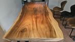 Boomstam eettafel (Suar hout), Ophalen, Plank, 50 mm of meer, Minder dan 200 cm
