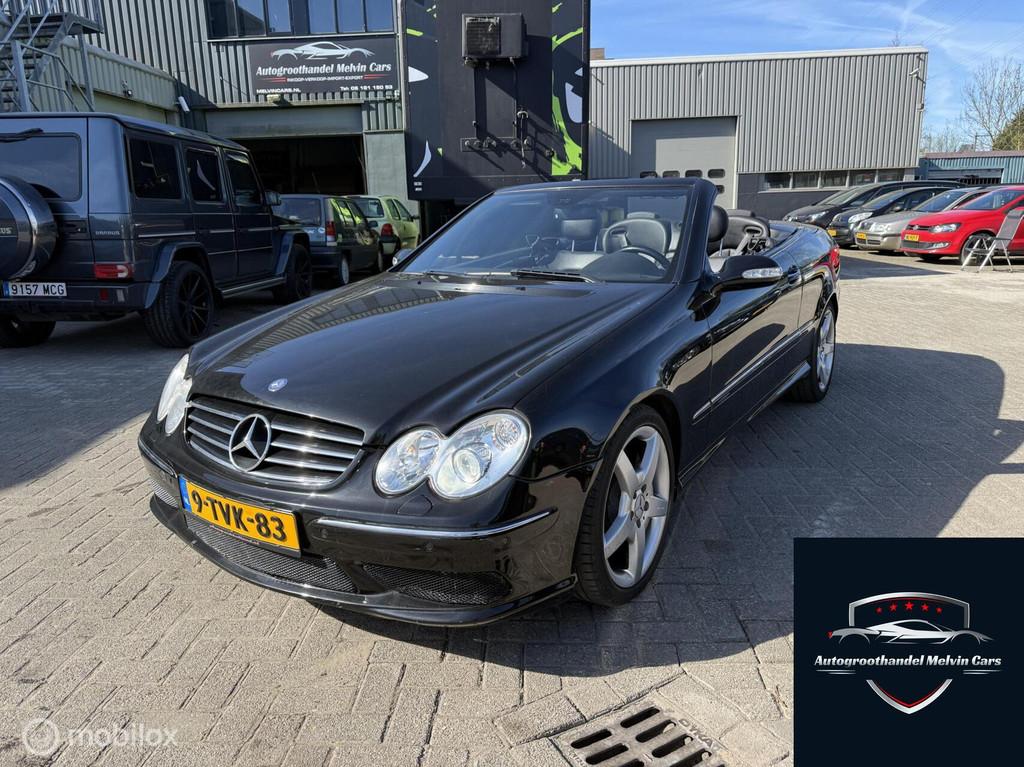 Mercedes CLK-klasse Cabrio 350 Elegance nette staat, Auto's, Mercedes-Benz, Automaat, Achterwielaandrijving, Gebruikt, Zwart