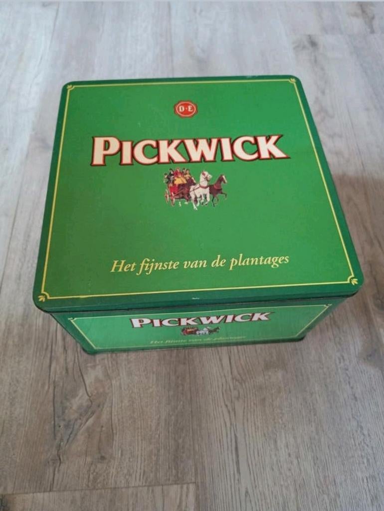 Groot voorraadblik PickWick thee/ winkelblik, Verzamelen, Blikken, Ophalen, Pickwick