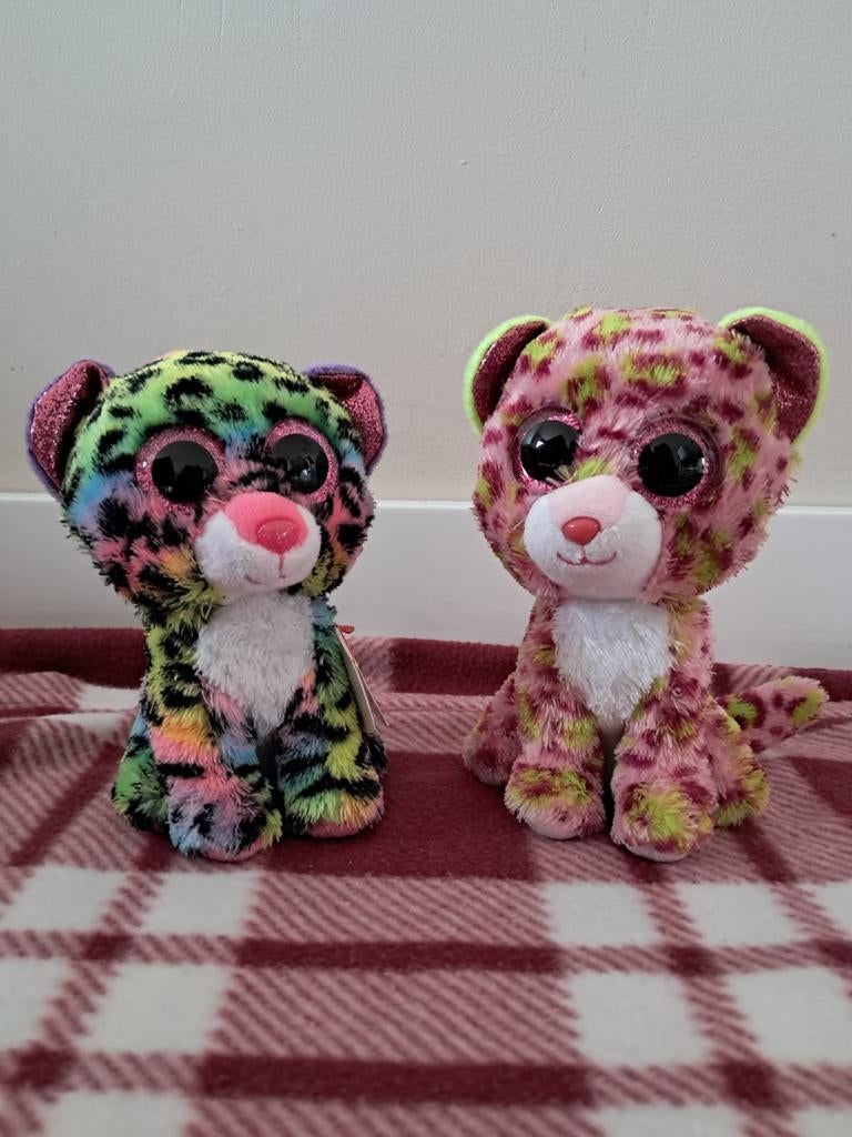 Beanie Boos TY knuffel - panters, Kinderen en Baby's, Speelgoed | Knuffels en Pluche, Ophalen of Verzenden, Zo goed als nieuw