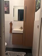 Badkamerkast en wastafelmeubel set, 200 cm of meer, Zo goed als nieuw, Wastafelkast, 25 tot 50 cm