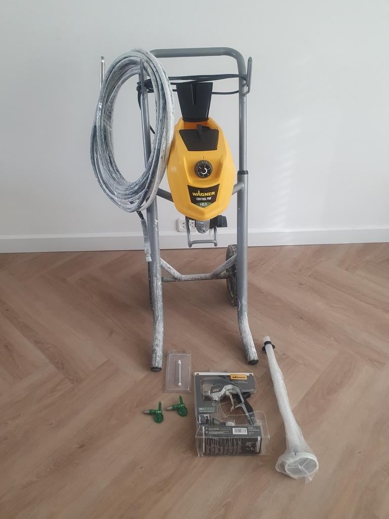 Wagner Control Pro 350M Airless spuitmachine, Ophalen, Zo goed als nieuw, Verfspuit of Verfpomp