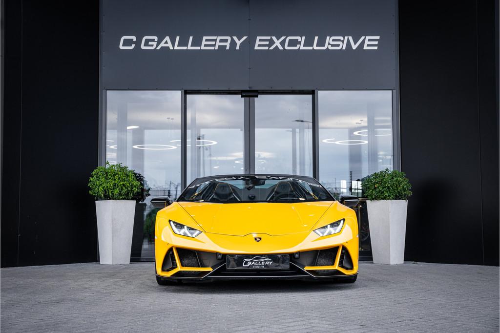 Lamborghini Huracan 5.2 V10 - Evo Spyder | Giallo Inti | Dea, Auto's, Lamborghini, Automaat, Open dak, Gebruikt, Cabriolet