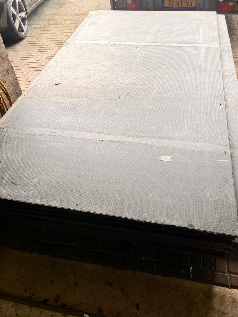 Bodemplaat aanhanger betonplex 18 mm berken houten platen, Ophalen, Zo goed als nieuw, Betonplex