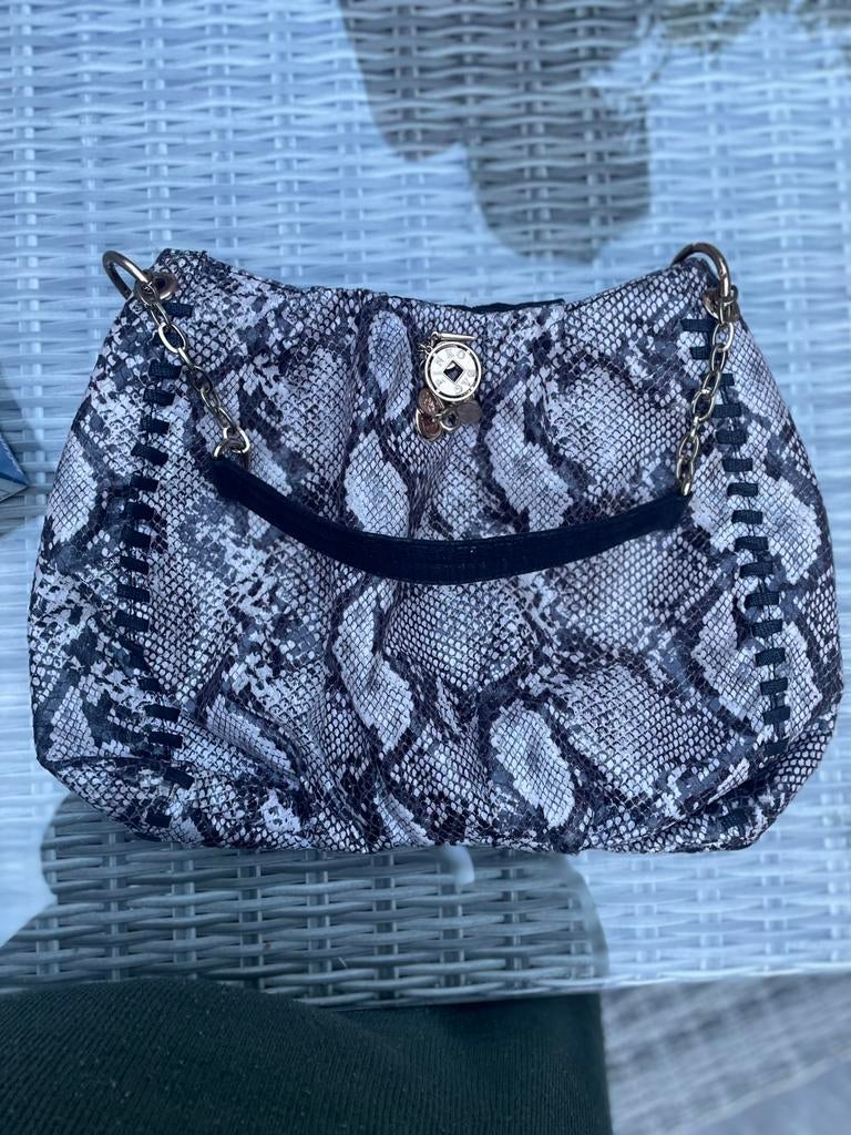 Pinko bag slangenhuid schoudertas., Sieraden, Tassen en Uiterlijk, Ophalen of Verzenden, Zo goed als nieuw, Schoudertasje