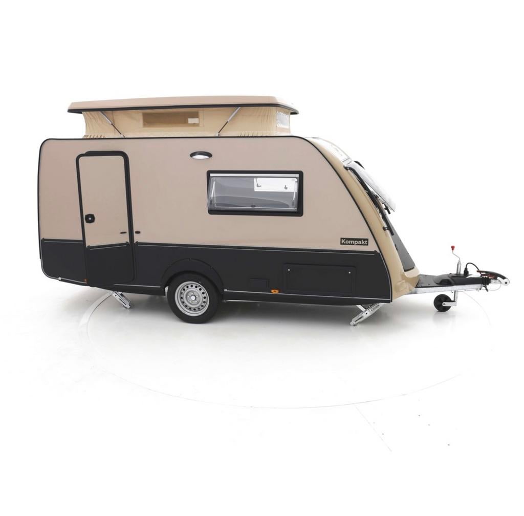 Te koop gevraagd caravan Kip Kompakt travel kleur safari, Caravans en Kamperen, Particulier