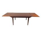 Deense teakhouten eettafel | uitschuifbaar teak tafel, Ophalen of Verzenden, Huis en Inrichting