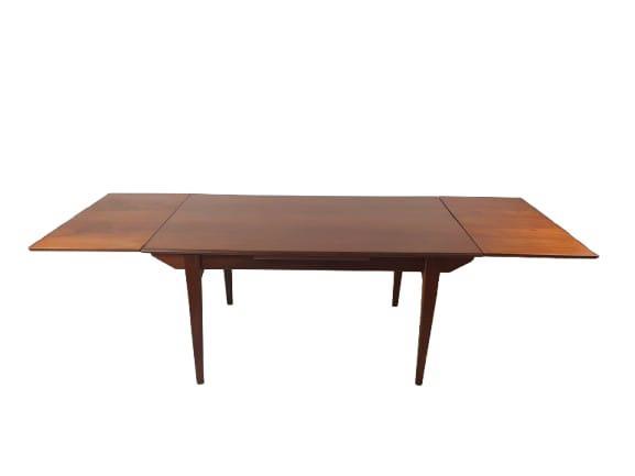 Deense teakhouten eettafel | uitschuifbaar teak tafel, Verzamelen, Retro, Huis en Inrichting, Ophalen of Verzenden