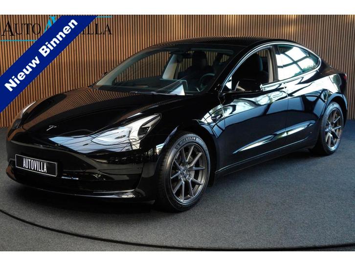 Tesla Model 3 RWD Autopilot ACC Stuurverwarm. PDC Leer Navi, Auto's, Tesla, Bedrijf, Te koop, Model 3, ABS, Achteruitrijcamera