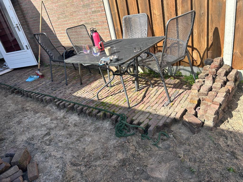 Oud gebakken Waaltjes/klinkers ZSM WEG!, Ophalen, Gebruikt, Klinkers, 5 tot 10 m²