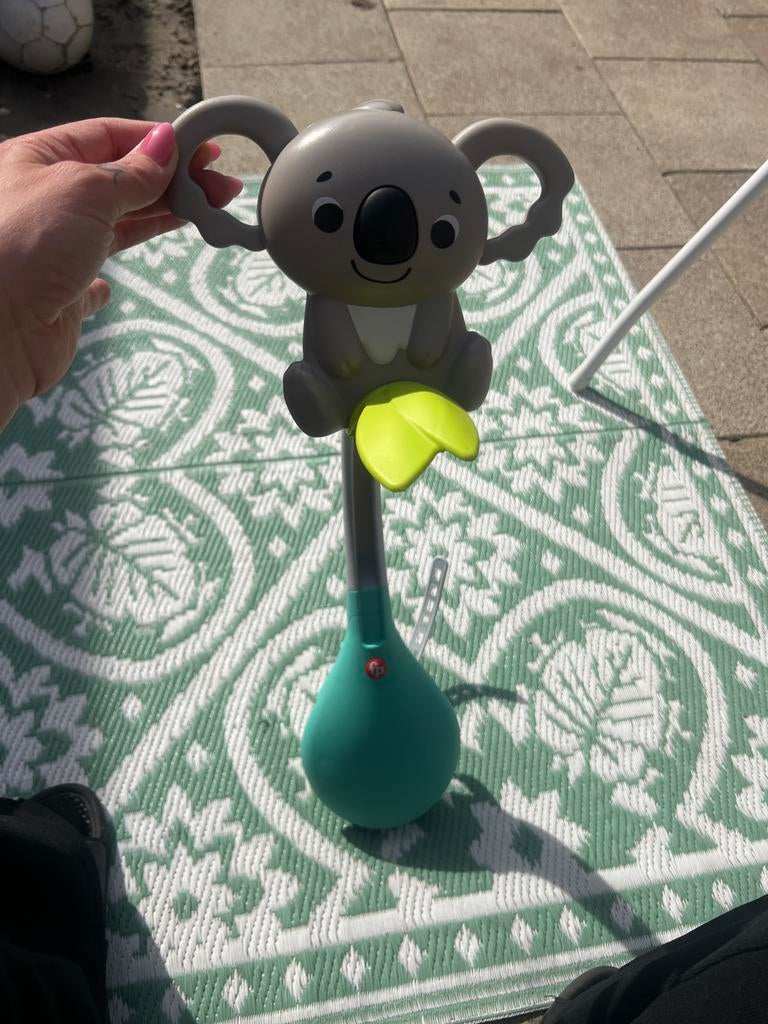 Fisher-Price Koala Mobiel met Geluid, Ophalen, Zo goed als nieuw, Mobiel, Met geluid