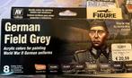 Vallejo German Field Grey verfset, Ophalen of Verzenden, Nieuw, Acrylverf