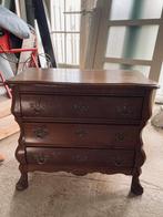 Brocante Louis stijl buikkast / ladekast met 3 laden, Ophalen, Gebruikt, 50 tot 100 cm, 3 of 4 laden