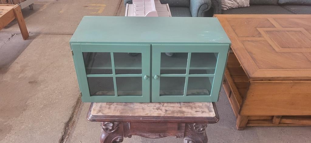 Leuk groen hangkastje 75x30x37 cm, Ophalen of Verzenden