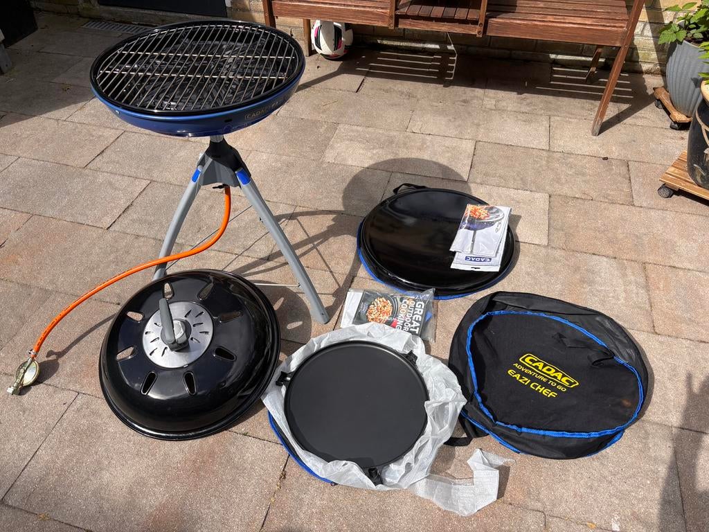 Cadac eazi chef skottel braai, Tuin en Terras, Gasbarbecues, Ophalen, Zo goed als nieuw