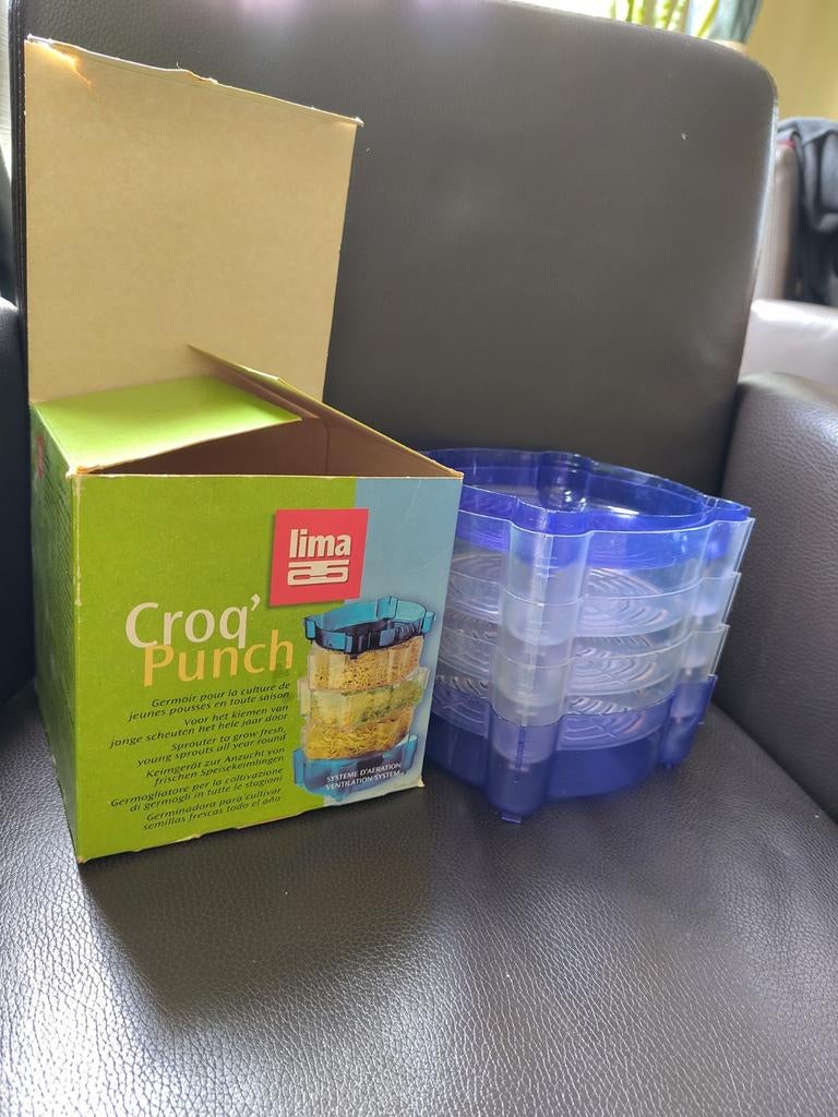 Lima Croq' Punch Kweekbak voor kiemen en spruiten, Tuin en Terras, Kweekspullen, Ophalen of Verzenden