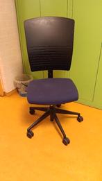 bureaustoel blauw, Huis en Inrichting, Bureaustoelen, Ophalen, Gebruikt, Blauw, Bureaustoel