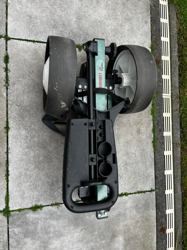 Labrador Golftrolley - Gebruikt maar functioneel, Sport en Fitness, Golf, Ophalen of Verzenden, Gebruikt, Golfkar, Overige merken