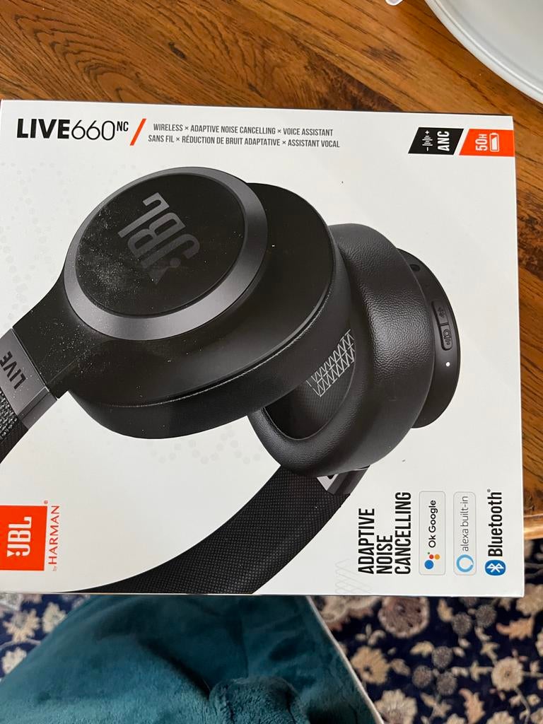 JBL Live 660NC Draadloze koptelefoon met Noise Cancelling, Nieuw, Over oor (circumaural), Draadloos, Ophalen