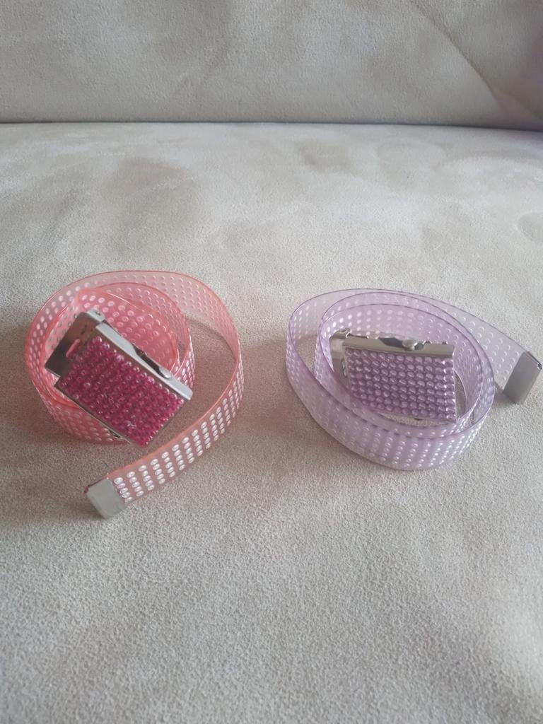 Glitterriemen, Kleding | Dames, Riemen en Ceinturen, 3 tot 5 cm, 90 tot 100 cm, Tailleriem, Ophalen of Verzenden