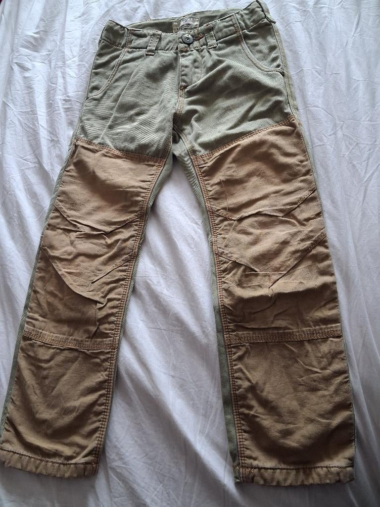 Mooie kaki spijkerbroek 104, Kinderen en Baby's, Broek, Gebruikt, Scotch Shrunk, Ophalen of Verzenden
