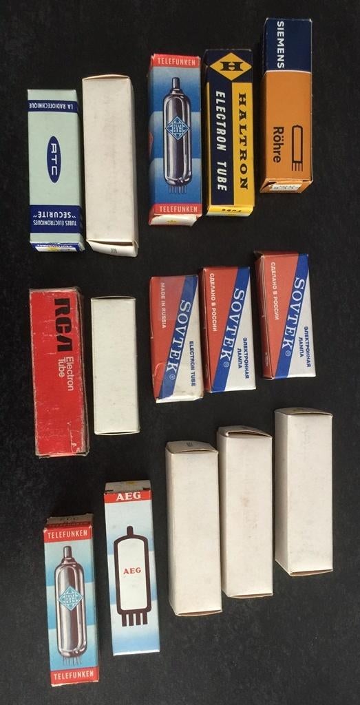 15 stuks 'vintage' tubes/buizen' getest /in prima conditie, Ophalen of Verzenden, Buis of Buizen