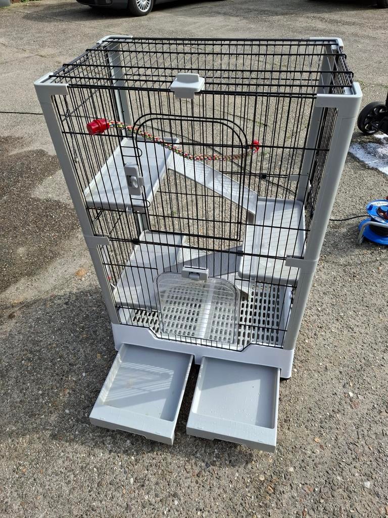Knaagdieren/vogel kooi., Dieren en Toebehoren, Knaagdieren en Konijnen | Hokken en Kooien, Gebruikt, Kooi, Minder dan 60 cm, Ophalen